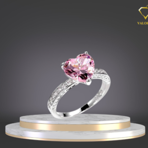 Nhẫn Bạc Trái Tim Valentine