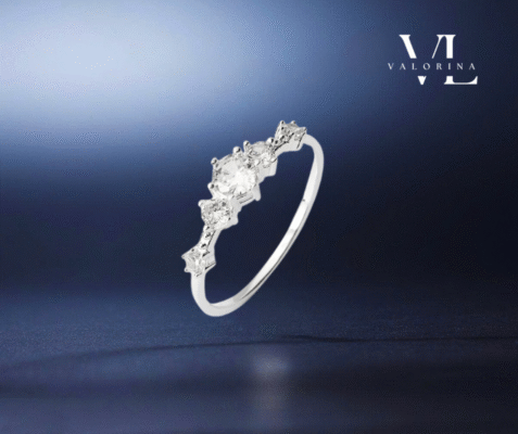 Nhẫn Bạc Vương Miện Sao Băng