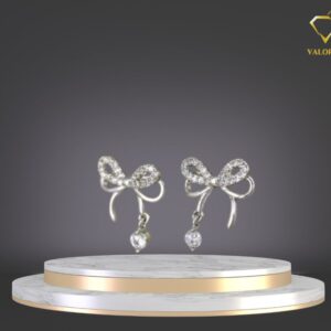 Bông Tai Giọt Nơ Ngọc Trai